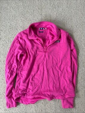 Vineyard Vines Pink Quarter-Zip Pullover Sweatshirt (shep)